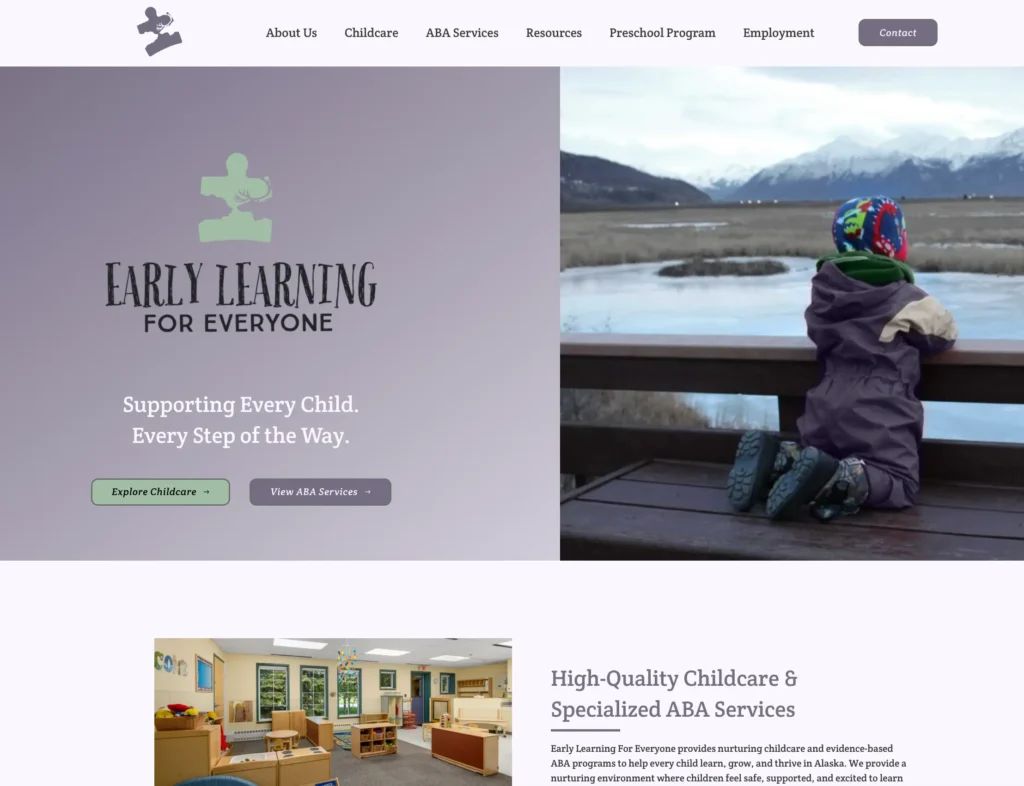Early Learning For Everyone Homepage